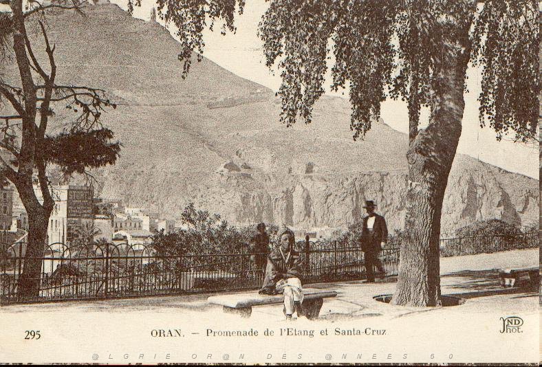 X ORAN PROMENADE DE L ETANG ET SANTA CRUZ.JPG